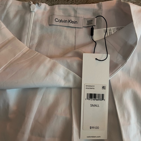 NEW! Calvin Klein Stretch Poplin Long Skirt - Picture 9 of 9